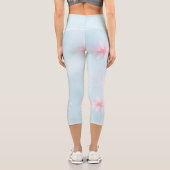 Calza con Palmeras claras Capri Leggings (Rückseite)