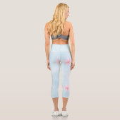 Calza con Palmeras claras Capri Leggings (Rückseite)