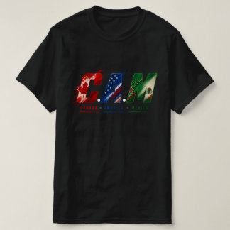 CAM 26 Gastgeberländer Fußball Fan T-Shirt