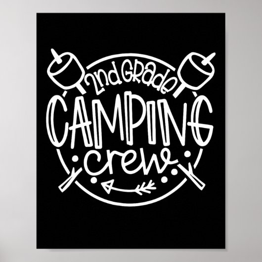 Cam 2. Klasse Camping-Mannschaft Lehrer der zweite Poster (Vorne)