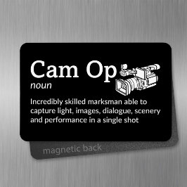 Cam Op Definition - Crew 4" x 6" Flex Magnet