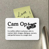 Cam Op Definition - Set Life 4" x 6" Flex Magnet