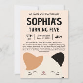 Cam The Cat Squishmallow Party Einladung (Vorderseite)