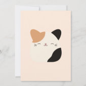Cam The Cat Squishmallow Party Einladung (Rückseite)