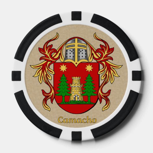 Camacho Heraldic Arms Pokerchips (Vorderseite)