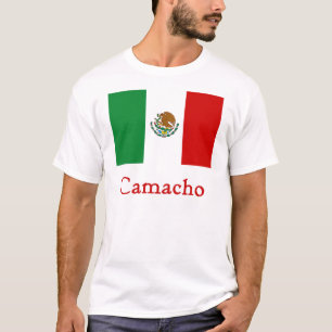 Camacho mexikanische Flagge T-Shirt