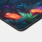 Camälion in Neonfarben Schreibtischunterlage (Ecke)