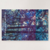 Camano Island Magischer Blues Forest Puzzle (Horizontal)