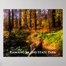 Camano Island Staat Park im Herbst