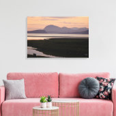 Camano Island, WA, bei Sunset Wrapped Canvas Print Leinwanddruck (Insitu (Wohnzimmer))