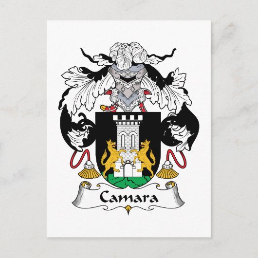 Camara Familienwappen Postkarte (Vorderseite)