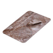 Camarasaurus Skull and Skeleton, Dinosaur, Utah Magnet (Linke Seite)