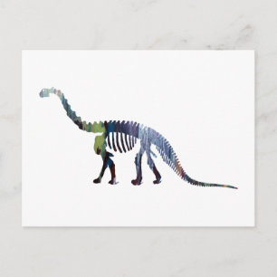Camarasaurusskelett Postkarte