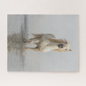 Camargue Horse im Wasser Puzzle (Horizontal)
