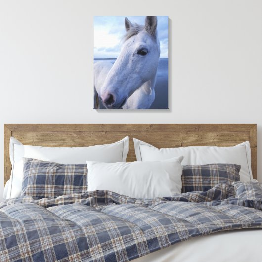 Camargue Horse Leinwanddruck (Insitu (Schlafzimmer))