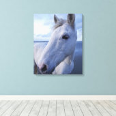 Camargue Horse Leinwanddruck (Insitu (Holzboden))