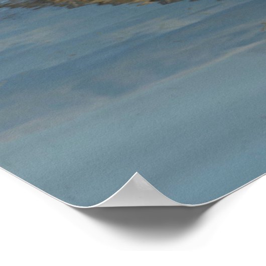 Camargue Horses and Reflection, Südfrankreich Poster (Ecke)