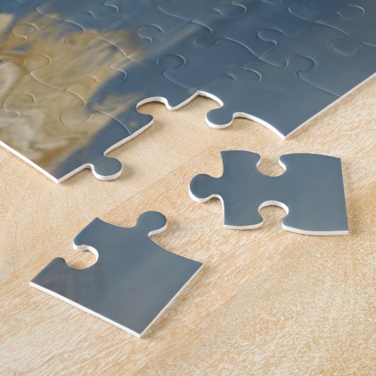 Camargue Horses and Reflection, Südfrankreich Puzzle (Seite)