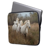 Camargue Horses Running Laptopschutzhülle (Vorderseite Links)
