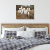 Camargue Horses Running Leinwanddruck (Insitu (Schlafzimmer))