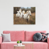 Camargue Horses Running Leinwanddruck (Insitu (Wohnzimmer))