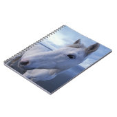 Camargue-Pferd Notizblock (Linke Seite)