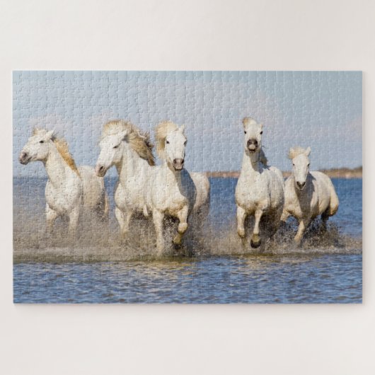 Camargue Pferde Puzzle (Horizontal)