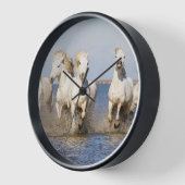 Camargue Pferde Uhr (Winkel)