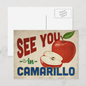 Camarillo California Apple - Vintage Travel Postkarte (Vorne/Hinten)
