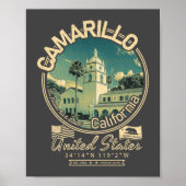 CAMARILLO KALIFORNIEN - STADT CAMARILLO CA POSTER (Vorne)