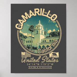 CAMARILLO KALIFORNIEN - STADT CAMARILLO CA POSTER