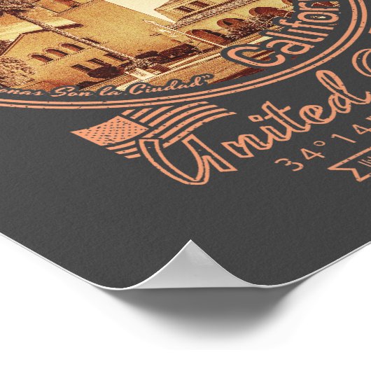 CAMARILLO KALIFORNIEN - STADT CAMARILLO CA POSTER (Ecke)