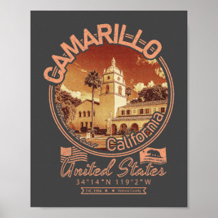 CAMARILLO KALIFORNIEN - STADT CAMARILLO CA POSTER