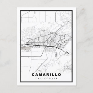 Camarillo Map Postkarte