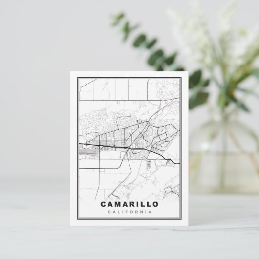 Camarillo Map Postkarte (Stehend Vorderseite)