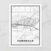 Camarillo Map Postkarte (Vorderseite)