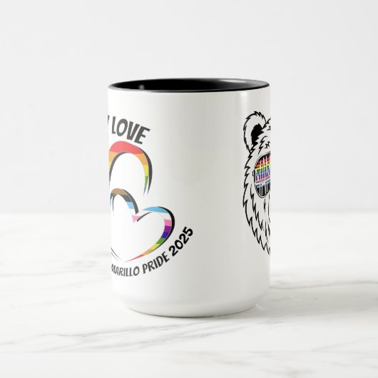 Camarillo Pride 2025 Mama Bear Tasse (Zentrum)