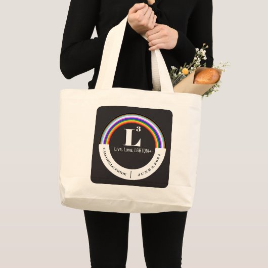 Camarillo Pride Tote Bag Jumbo Stoffbeutel (Vorderseite (Produkt))