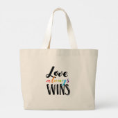 Camarillo Pride Tote Bag Jumbo Stoffbeutel (Rückseite)