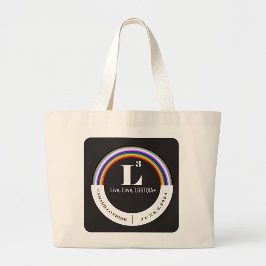 Camarillo Pride Tote Bag Jumbo Stoffbeutel (Vorne)