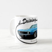 Camaro Blau 1969 Kaffeetasse (Vorderseite Links)