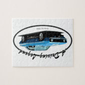 Camaro Blau 1969 Puzzle (Horizontal)