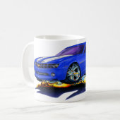 Camaro Blau-Weißes Auto 2010 Kaffeetasse (Vorderseite Links)