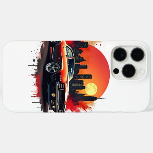 Camaro City Skyline Case-Mate iPhone Hülle (Rückseite (Horizontal))
