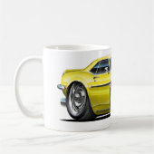 Camaro Gelb-Schwarzes Auto 1968 Kaffeetasse (Links)