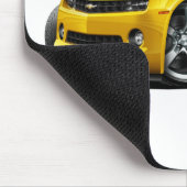 Camaro Gelb-Schwarzes Auto 2010-12 Mousepad (Ecke)