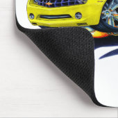 Camaro Gelb-Schwarzes Auto 2010 Mousepad (Ecke)