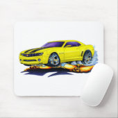 Camaro Gelb-Schwarzes Auto 2010 Mousepad (Mit Mouse)