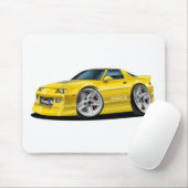 Camaro gelbes Auto 1982-92 Mousepad (Mit Mouse)