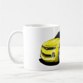 Camaro gelbes Auto 2010-11 Kaffeetasse (Links)
